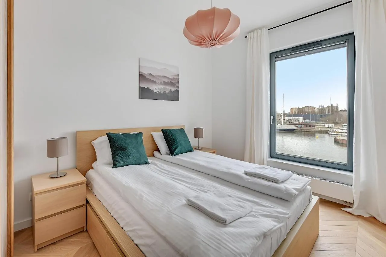 Riverside Apartments Gdaňsk Polsko